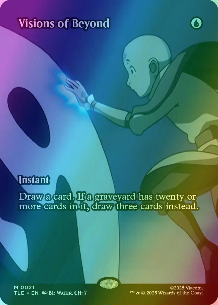Visions of Beyond [21] [Borderless] [Source Material] [Avatar: The Last Airbender Eternal] [Foil]