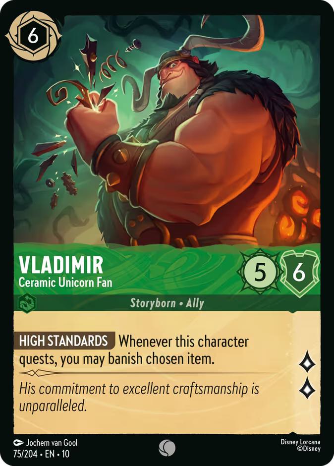 Vladimir - Ceramic Unicorn Fan - 75/204 [Whispers in the Well] [Non-Foil]