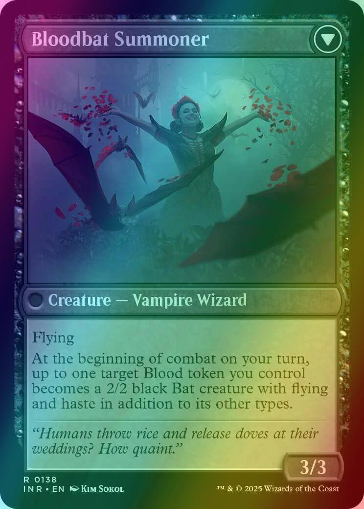 Voldaren Bloodcaster // Bloodbat Summoner [138] [Innistrad Remastered] [Foil] - Image 2