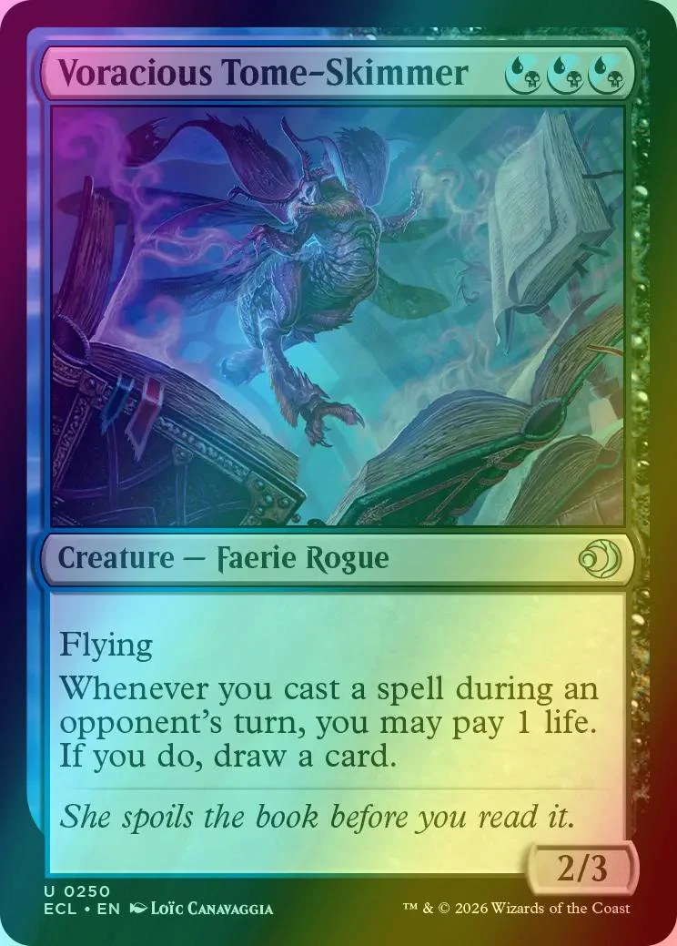 Voracious Tome-Skimmer [250] [Lorwyn Eclipsed] [Foil]