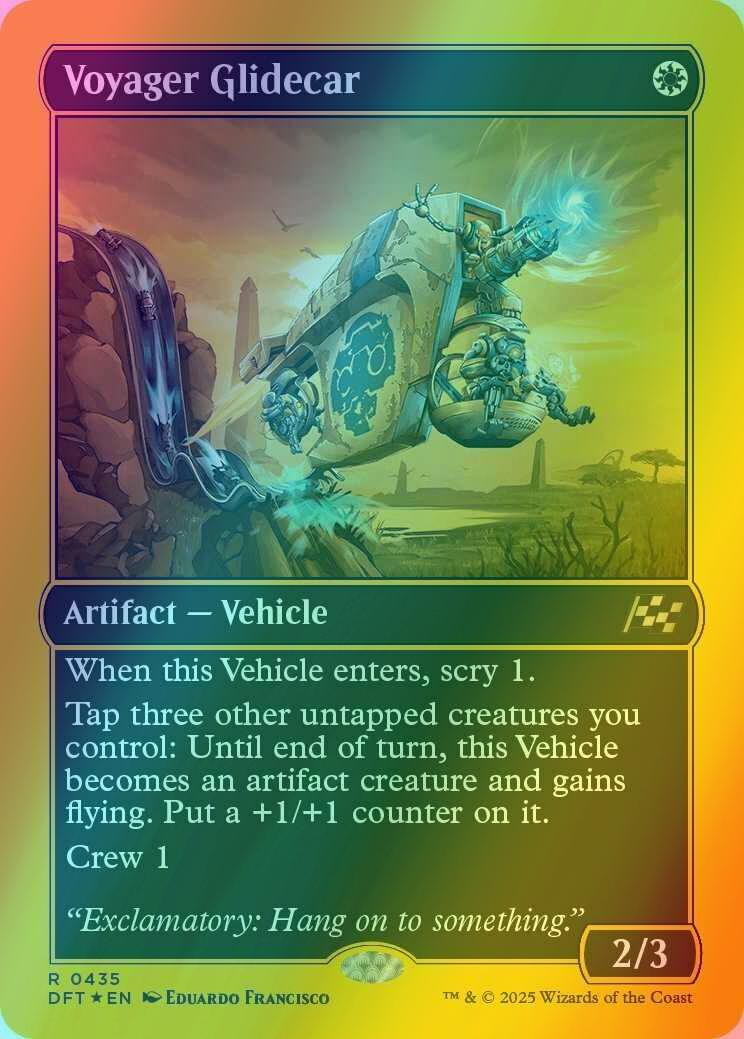 Voyager Glidecar [435] [Aetherdrift] [First-place Foil]