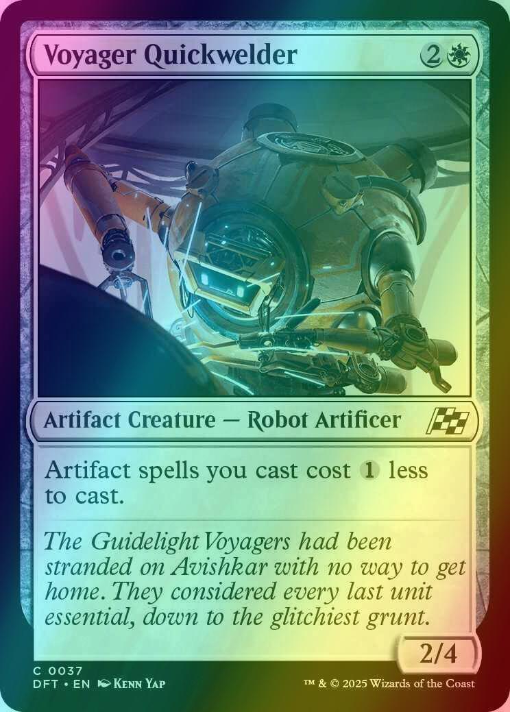 Voyager Quickwelder [37] [Aetherdrift] [Foil]