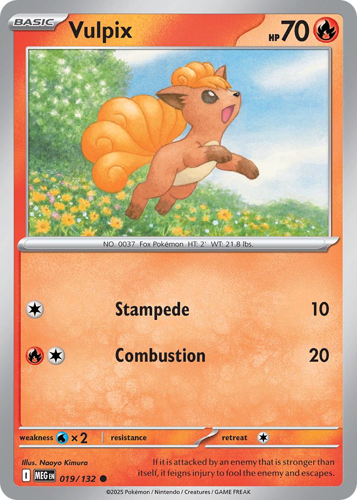 Vulpix - 019/132 - Common [me01-019] [Non-Holo]