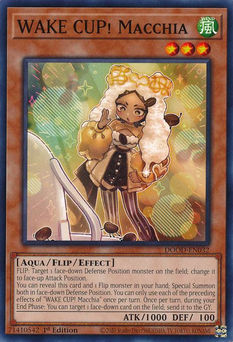 WAKE CUP! Macchia - DOOD-EN032 - Common - 1st Edition