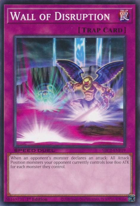 Wall of Disruption - SBC2-ENF19 - Common - 1st Edition