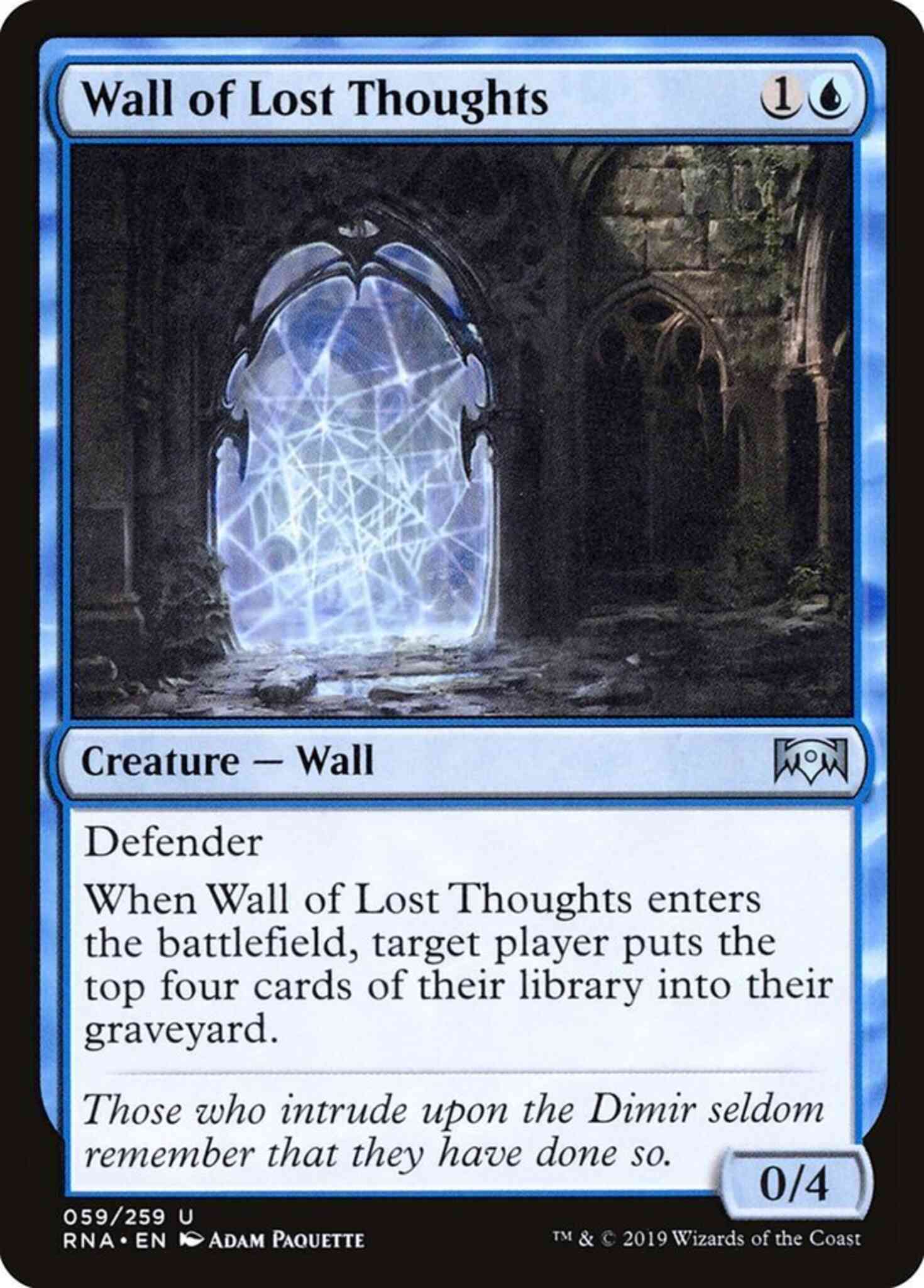 Wall of Lost Thoughts [59] [Ravnica Allegiance] [Non-Foil]