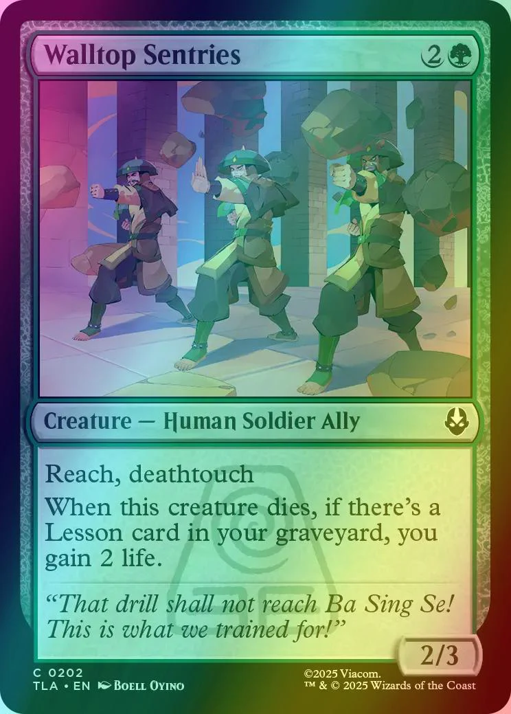 Walltop Sentries [202] [Avatar: The Last Airbender] [Foil]
