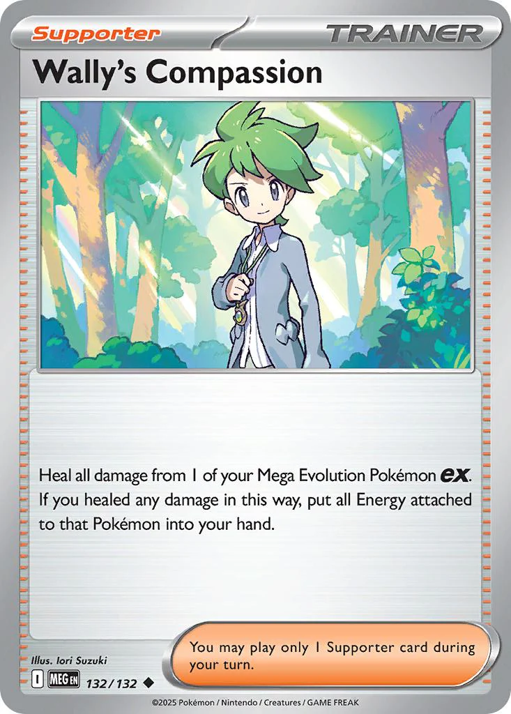 Wally's Compassion - 132/132 - Uncommon [me01-132] [Non-Holo]