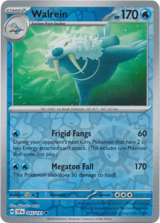 Walrein - 045/191 - Uncommon [sv08-045] [Reverse Holo]