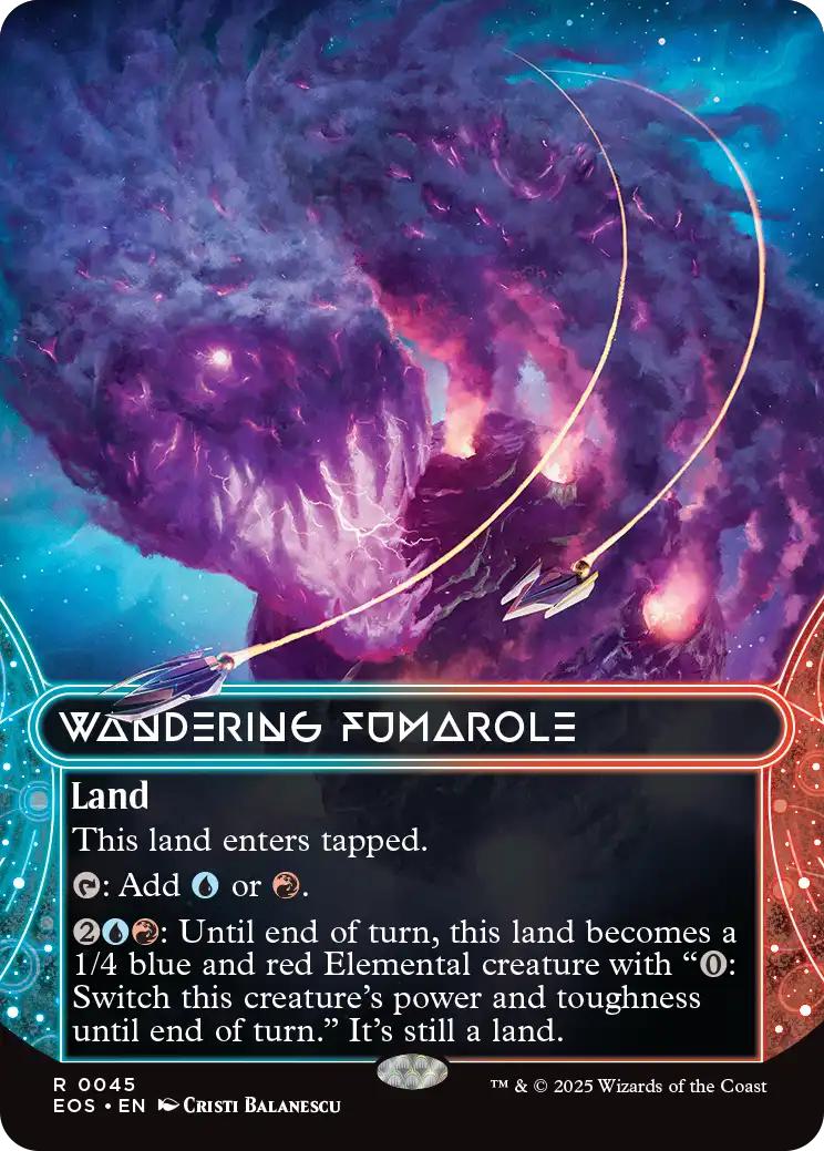 Wandering Fumarole [45] [Borderless] [Edge of Eternities: Stellar Sights] [Non-Foil]