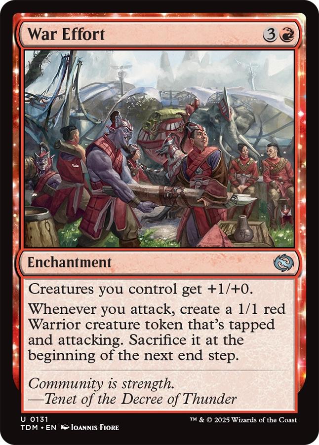 War Effort [131] [Tarkir: Dragonstorm] [Non-Foil]