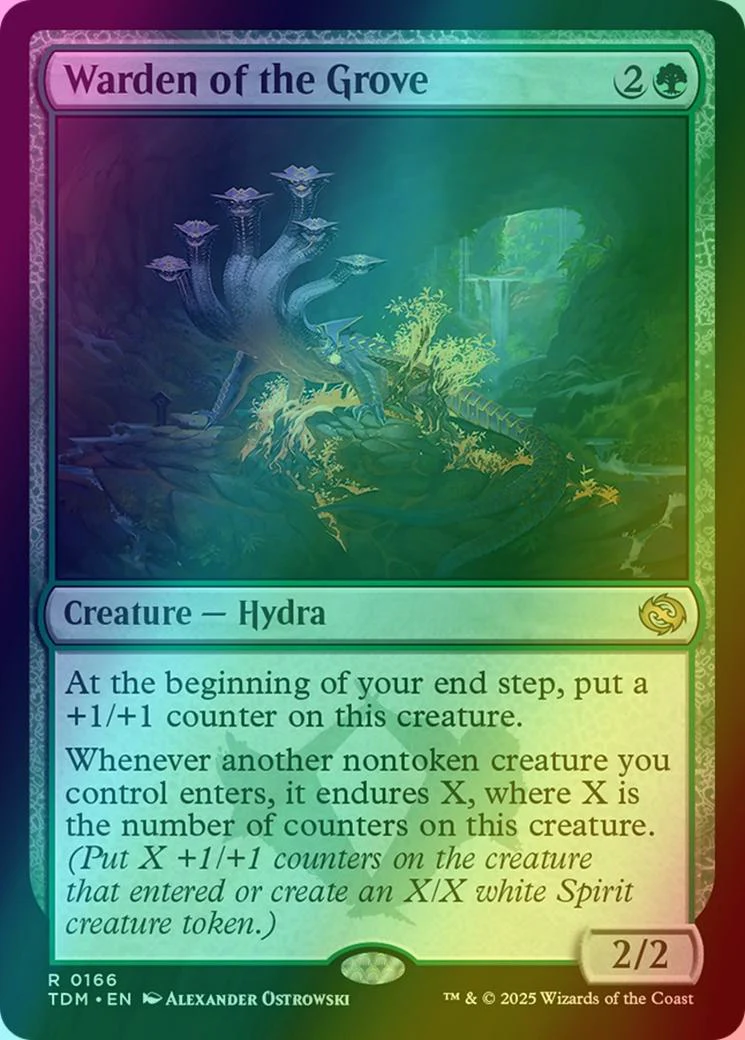 Warden of the Grove [166] [Tarkir: Dragonstorm] [Foil]