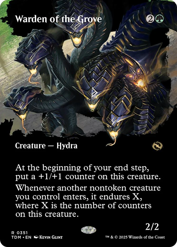 Warden of the Grove [351] [Borderless] [Clan] [Tarkir: Dragonstorm] [Non-Foil]