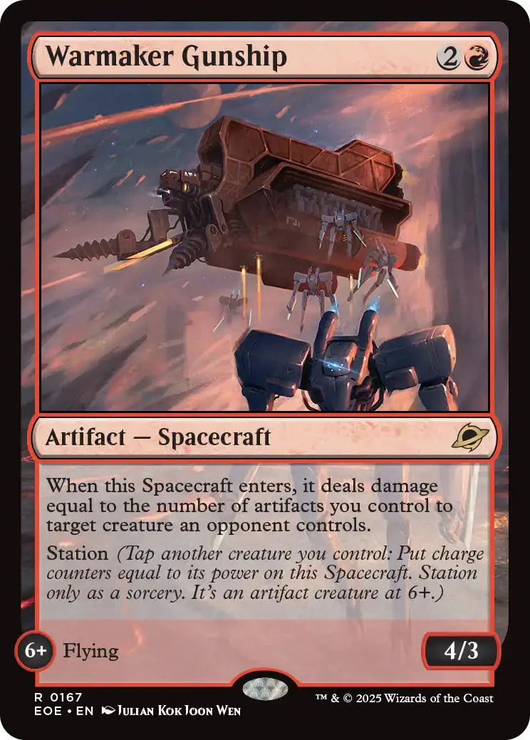 Warmaker Gunship [167] [Edge of Eternities] [Non-Foil]