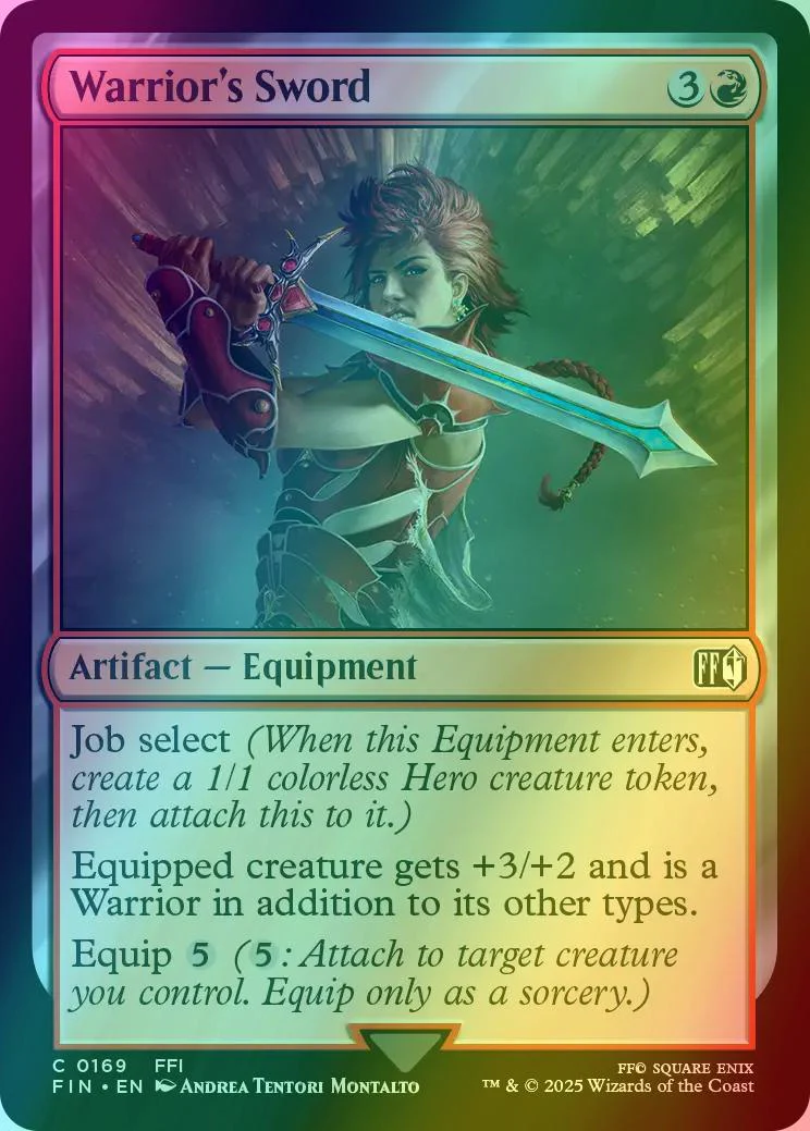 Warrior's Sword [169] [FINAL FANTASY] [Foil]