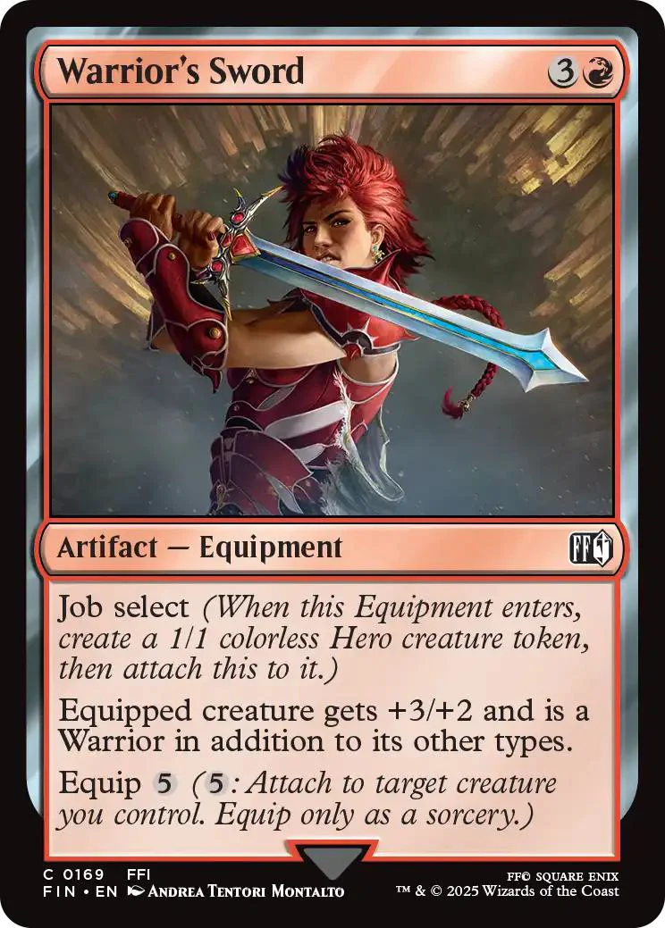 Warrior's Sword [169] [FINAL FANTASY] [Non-Foil]