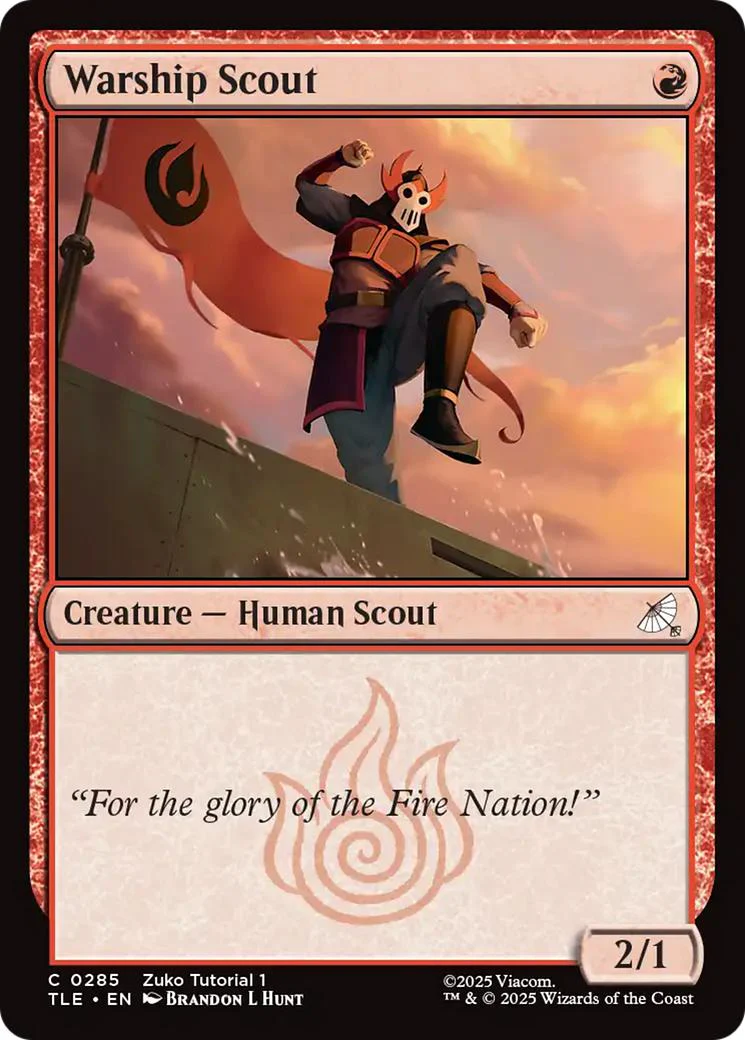 Warship Scout [285] [Avatar: The Last Airbender Eternal] [Non-Foil]