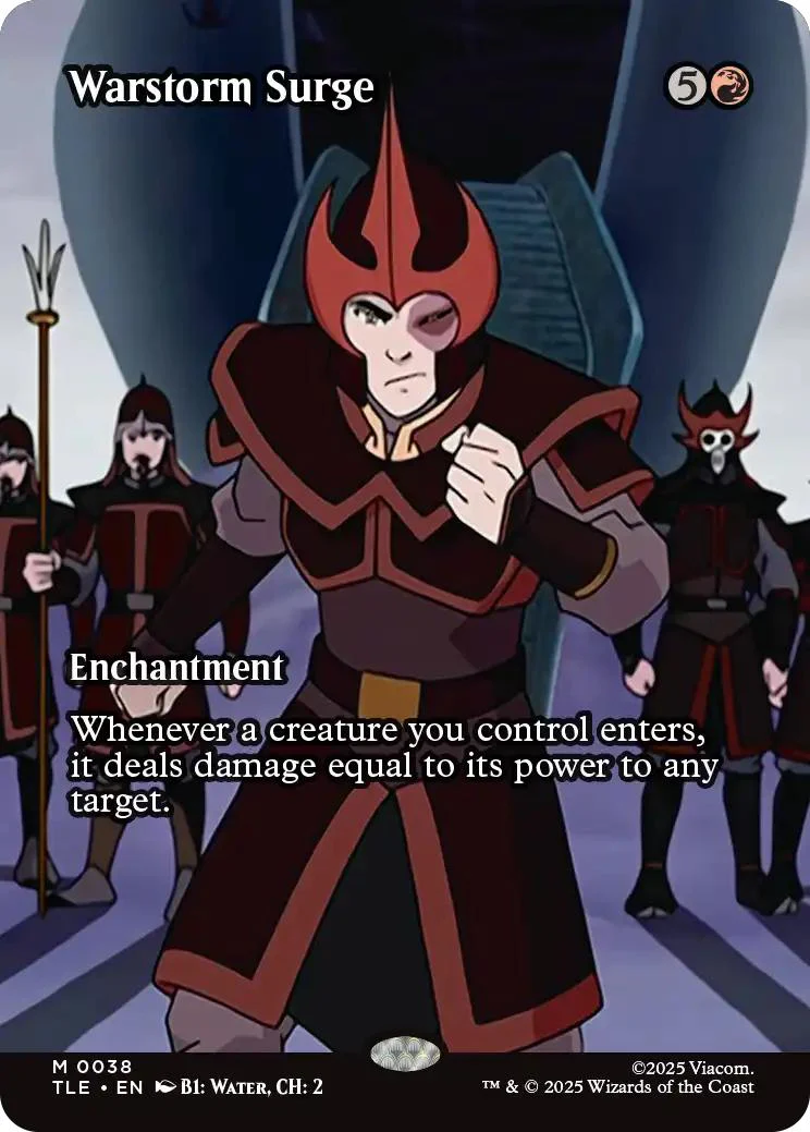 Warstorm Surge [38] [Borderless] [Source Material] [Avatar: The Last Airbender Eternal] [Non-Foil]