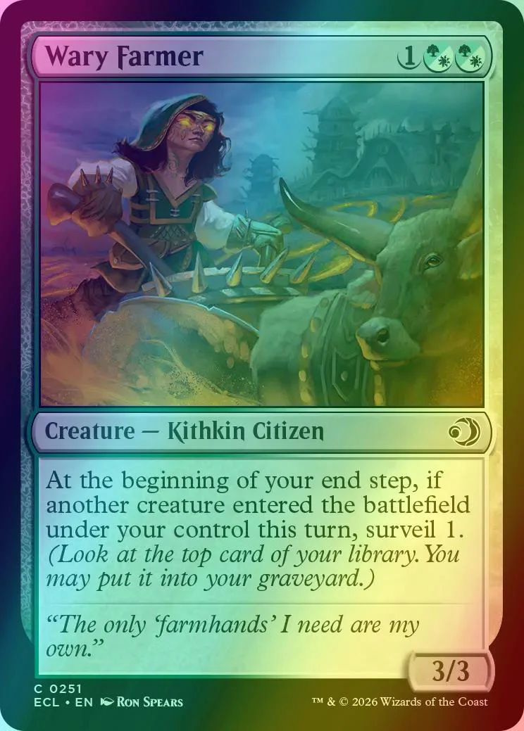 Wary Farmer [251] [Lorwyn Eclipsed] [Foil]