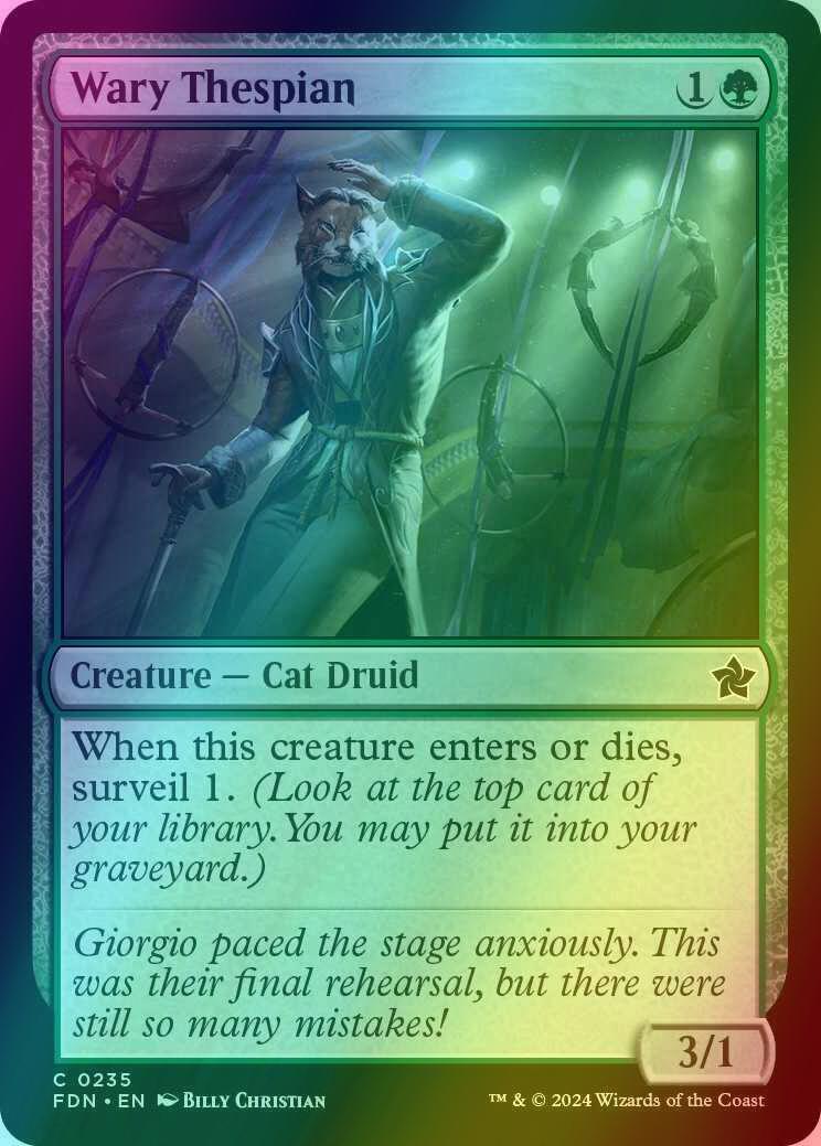 Wary Thespian [235] [Foundations] [Foil]