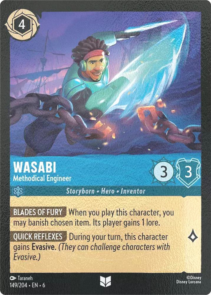 Wasabi - Methodical Engineer - 149/204 [Azurite Sea] [Cold Foil]