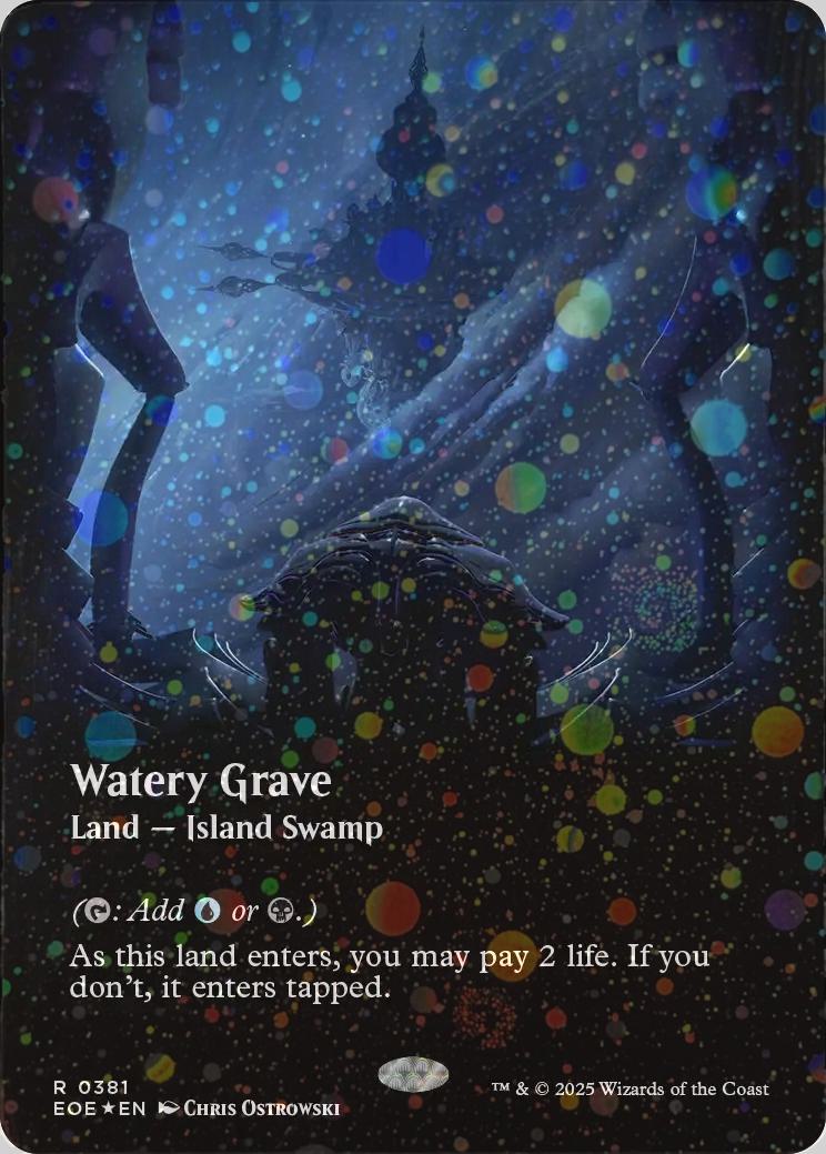 Watery Grave [381] [Borderless] [Viewport] [Edge of Eternities] [Galaxy Foil]