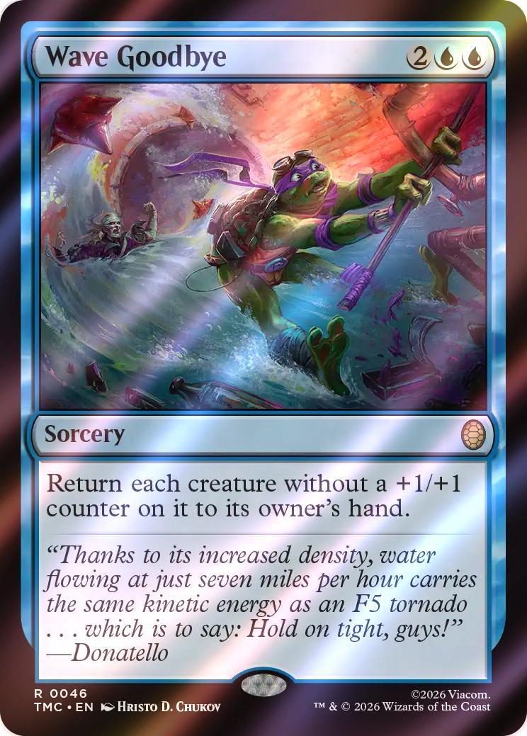 Wave Goodbye [46] [Teenage Mutant Ninja Turtles Eternal] [Surge Foil]