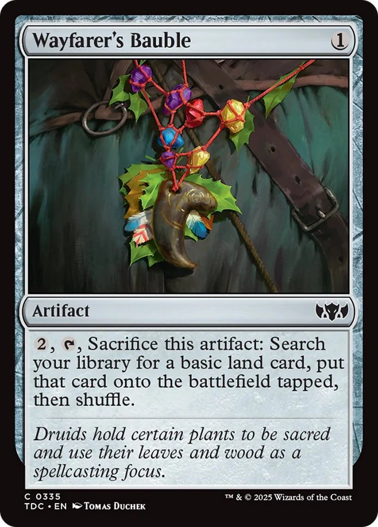 Wayfarer's Bauble [335] [Tarkir: Dragonstorm: Commander] [Non-Foil]