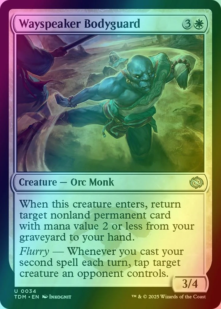 Wayspeaker Bodyguard [34] [Tarkir: Dragonstorm] [Foil]