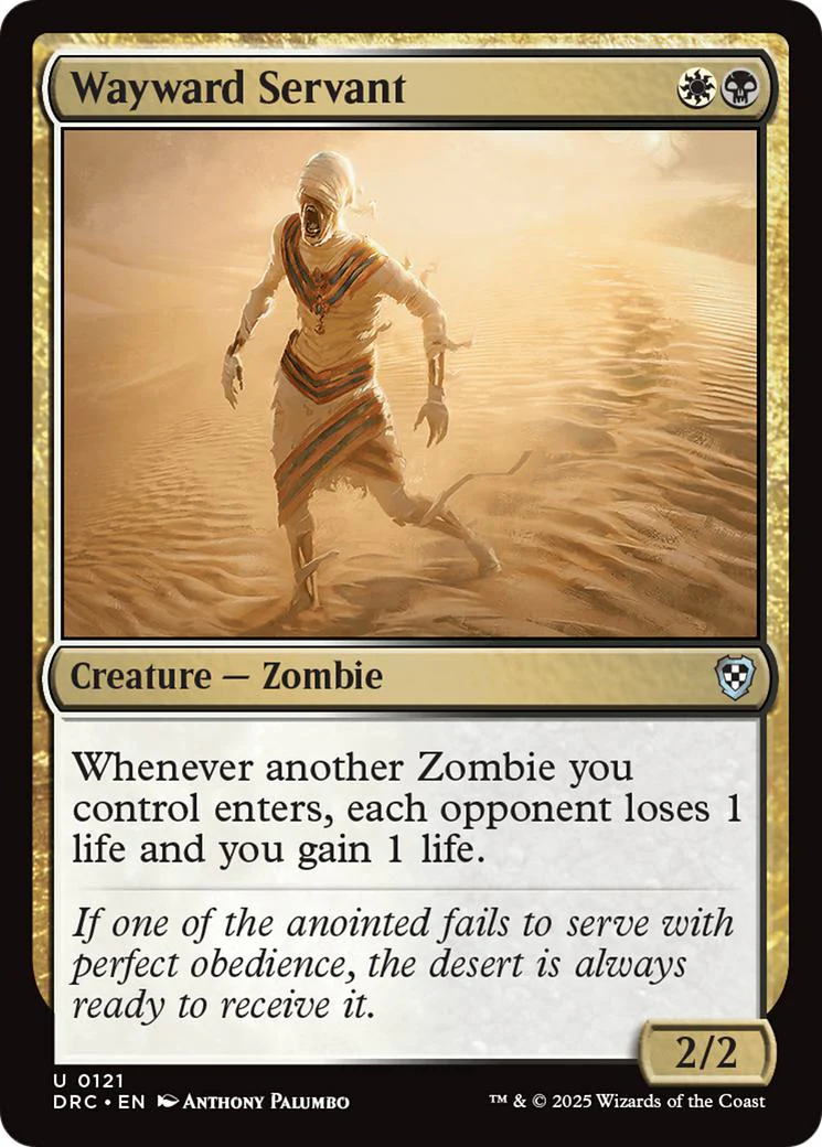 Wayward Servant [121] [Aetherdrift: Commander] [Non-Foil]