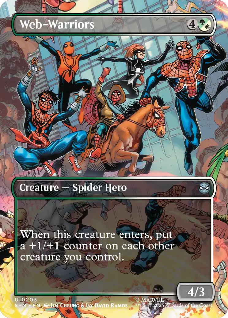 Web-Warriors [203] [Borderless] [Scene] [Marvel's Spider-Man] [Non-Foil]