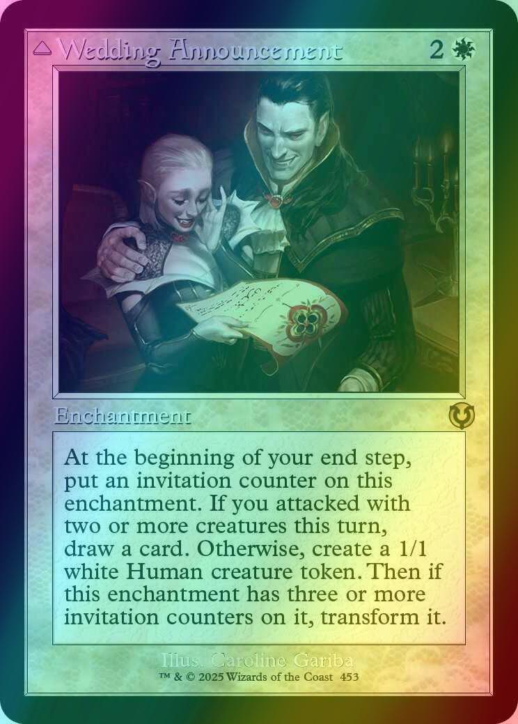 Wedding Announcement // Wedding Festivity [453] [Retro Frame] [Innistrad Remastered] [Foil]