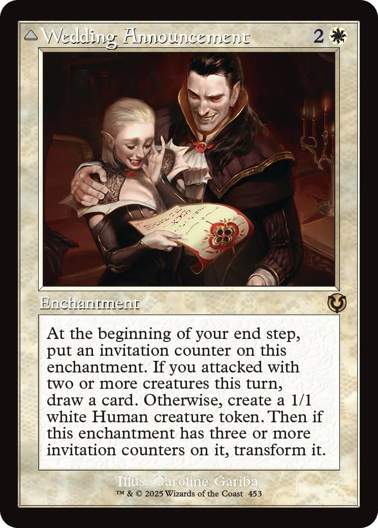 Wedding Announcement // Wedding Festivity [453] [Retro Frame] [Innistrad Remastered] [Non-Foil]