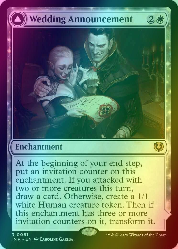Wedding Announcement // Wedding Festivity [51] [Innistrad Remastered] [Foil]