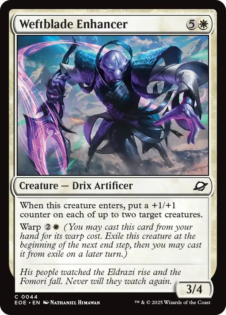 Weftblade Enhancer [44] [Edge of Eternities] [Non-Foil]