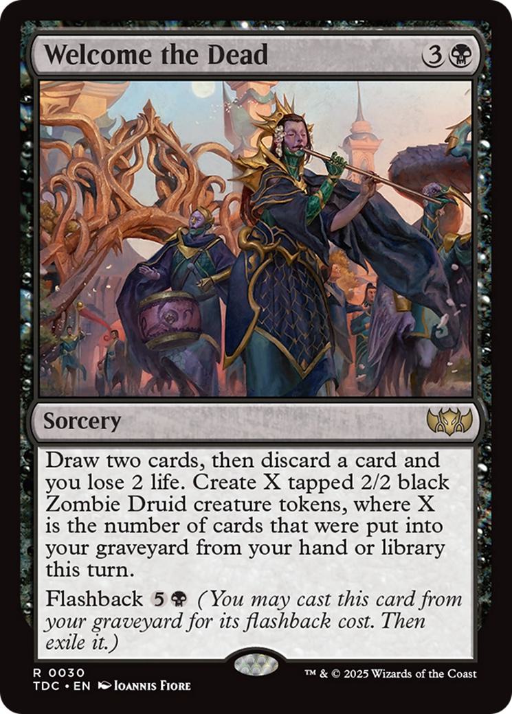 Welcome the Dead [30] [Tarkir: Dragonstorm: Commander] [Non-Foil]
