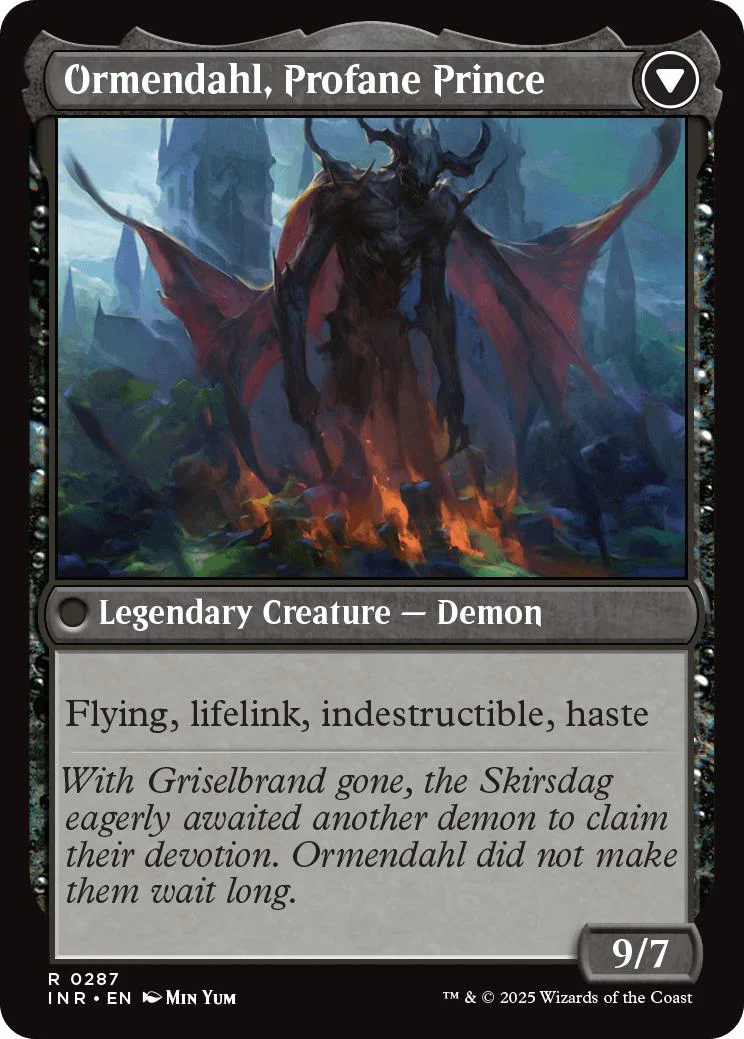 Westvale Abbey // Ormendahl, Profane Prince [287] [Innistrad Remastered] [Non-Foil] - Image 2