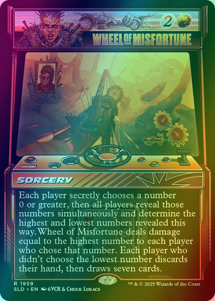Wheel of Misfortune [1959] [Showcase] [Arcade Racers] [Secret Lair Drop] [Foil]