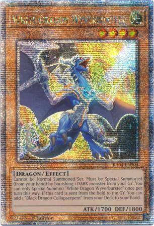 White Dragon Wyverburster - RA04-EN203 - Quarter Century Secret Rare - 1st Edition