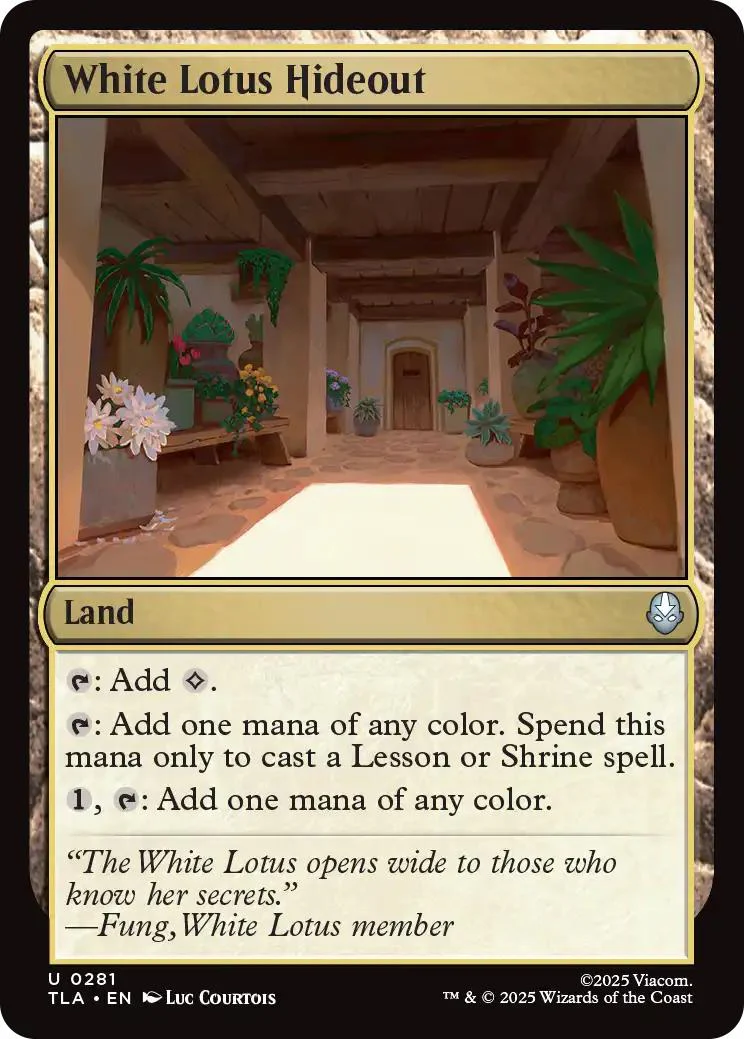 White Lotus Hideout [281] [Avatar: The Last Airbender] [Non-Foil]