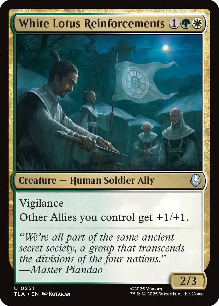 White Lotus Reinforcements [251] [Avatar: The Last Airbender] [Non-Foil]