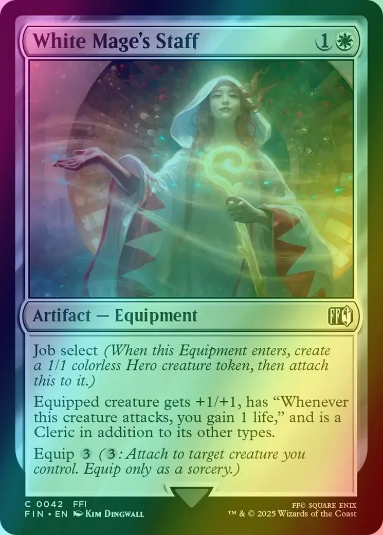 White Mage's Staff [42] [FINAL FANTASY] [Foil]