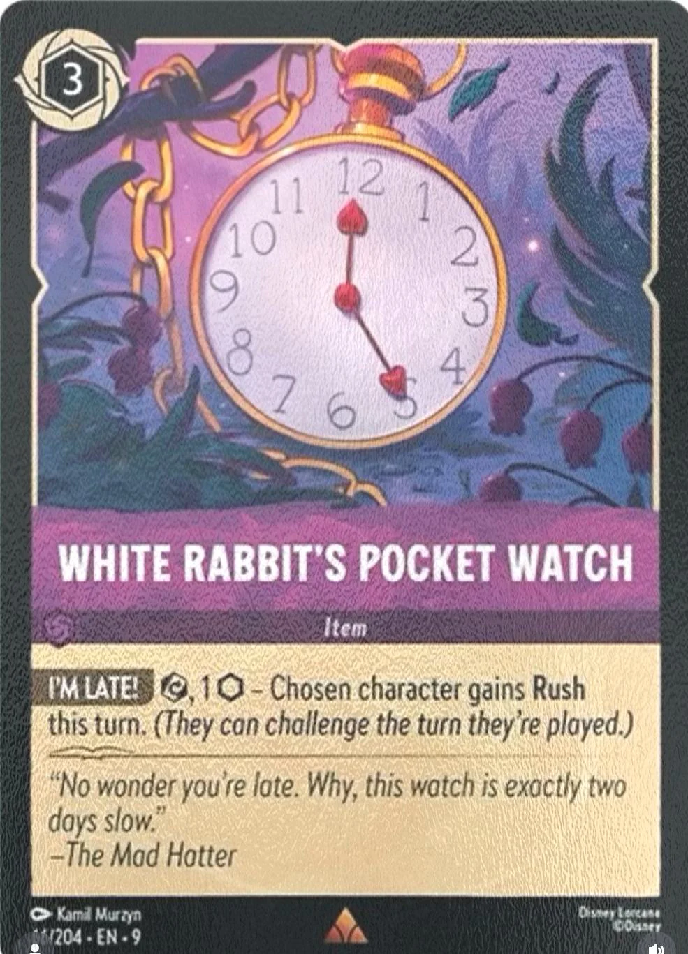 White Rabbit's Pocket Watch - 66/204 [Fabled] [Cold Foil]