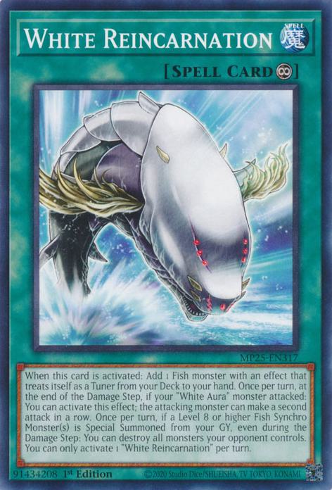 White Reincarnation - MP25-EN317 - Common - 1st Edition