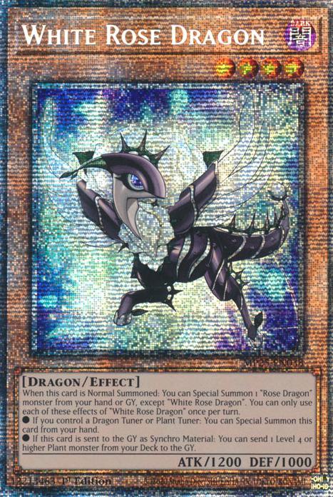 White Rose Dragon - MP25-EN038 - Starlight Rare - 1st Edition