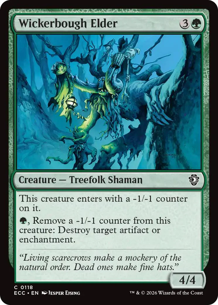 Wickerbough Elder [118] [Lorwyn Eclipsed: Commander] [Non-Foil]