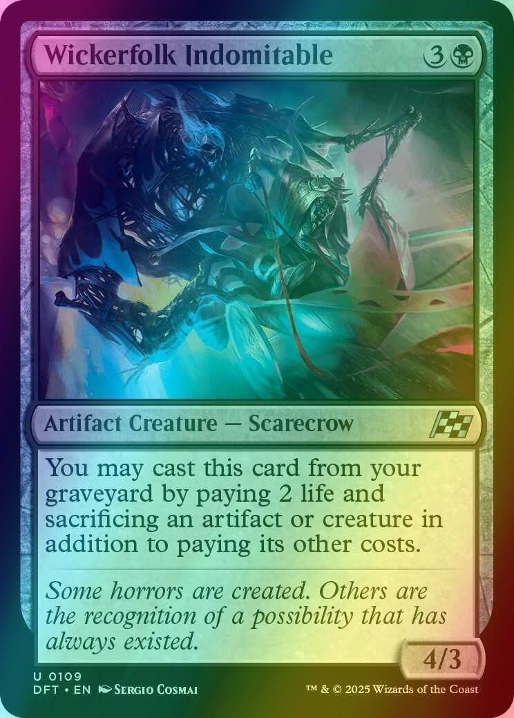 Wickerfolk Indomitable [109] [Aetherdrift] [Foil]