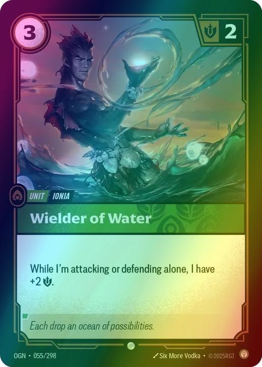 Wielder of Water - 055/298 [Origins] [Foil]