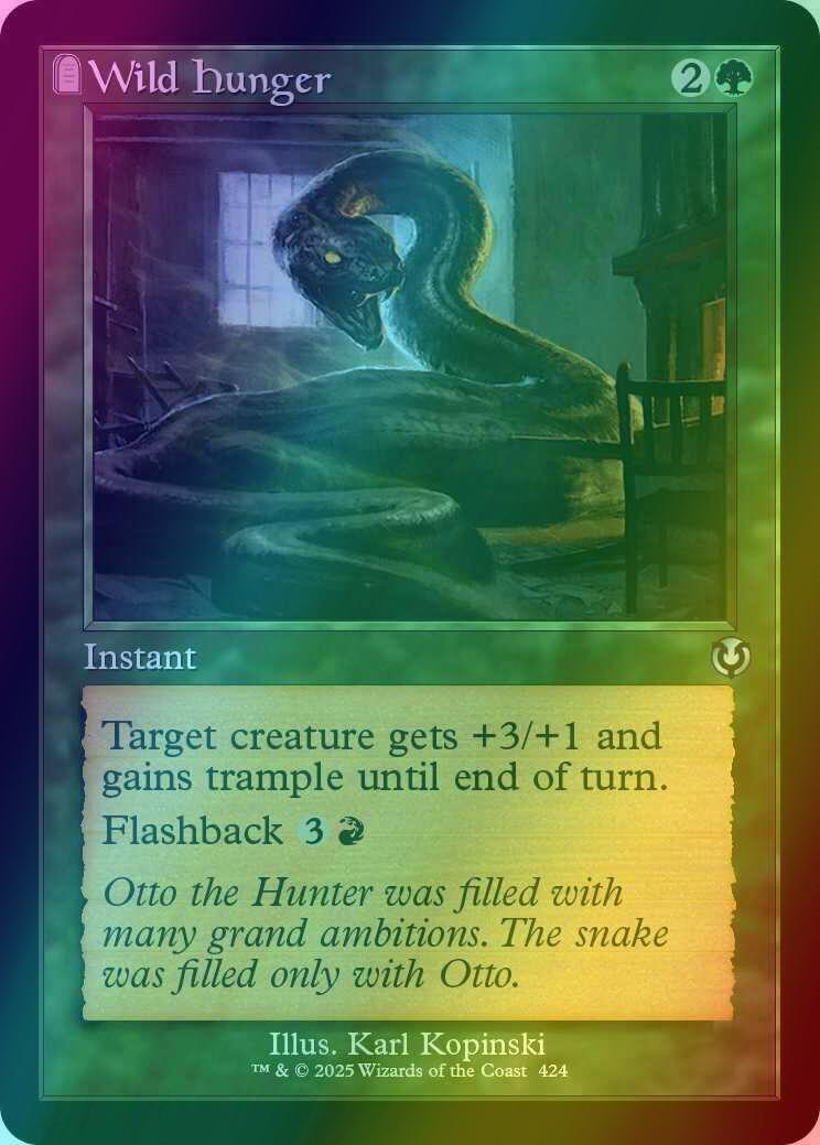 Wild Hunger [424] [Retro Frame] [Innistrad Remastered] [Foil]
