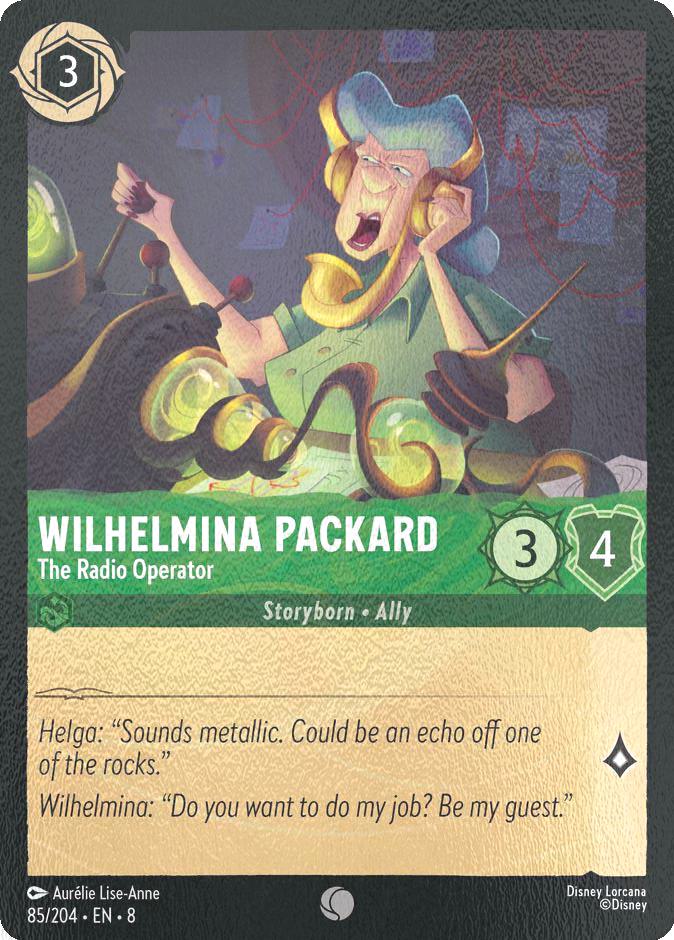 Wilhelmina Packard - The Radio Operator - 85/204 [Reign of Jafar] [Cold Foil]